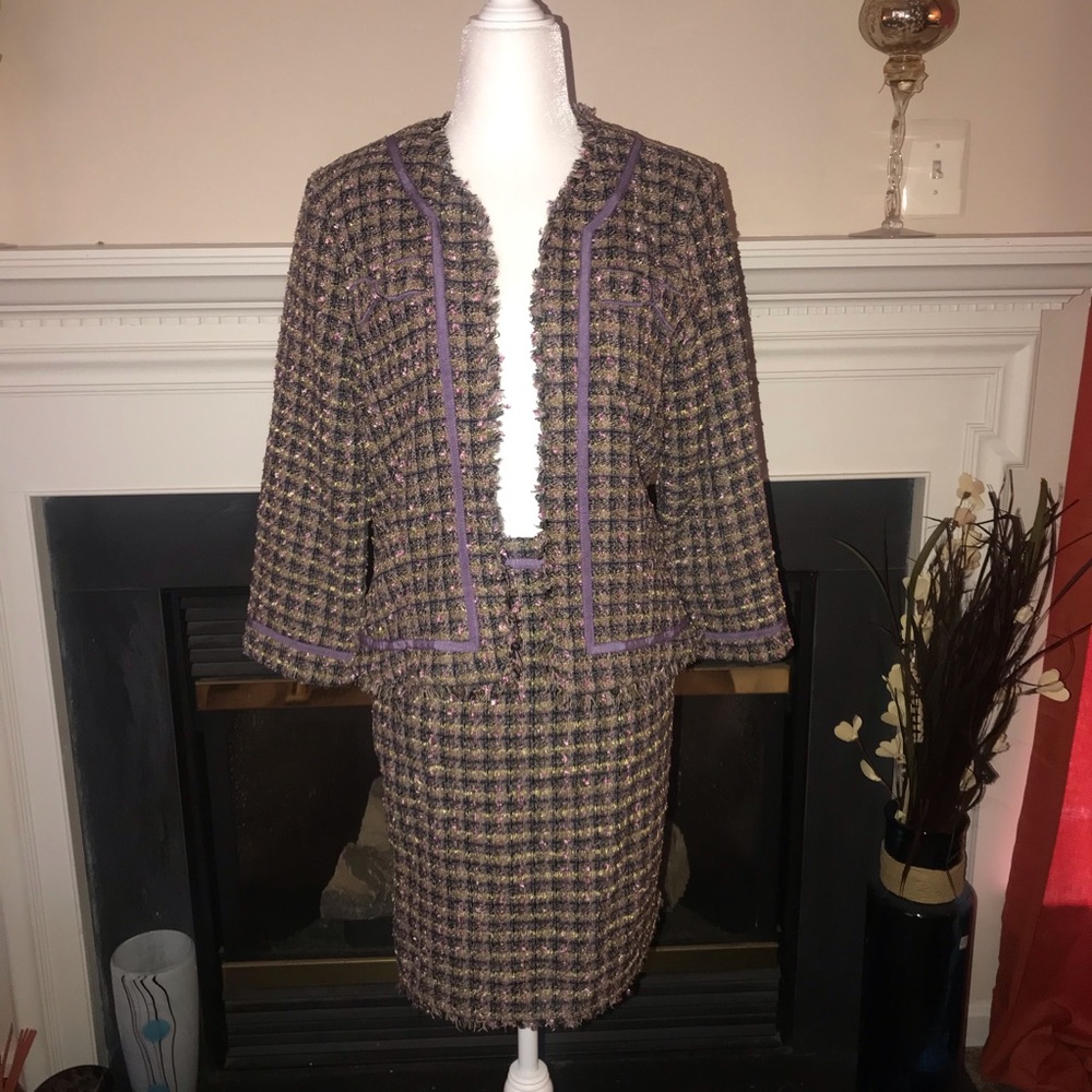 True Meaning Textured Two Piece Business Suit